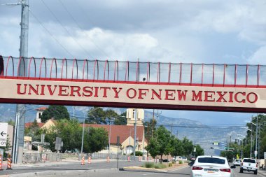 ALBUQUERQUE, NEW MEXICO - 24 JUL: New Mexico Üniversitesi, Albuquerque, New Mexico, 24 Temmuz 2021.