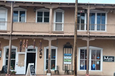 ALBUQUERQUE NM - 24 Temmuz 2021 'de görüldüğü üzere Albuquerque, New Mexico' daki Eski Şehir.