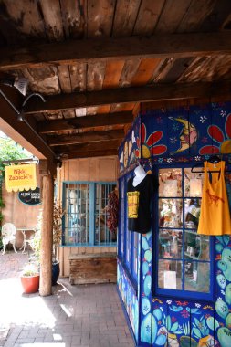 ALBUQUERQUE NM - 24 Temmuz 2021 'de görüldüğü üzere Albuquerque, New Mexico' daki Eski Şehir.