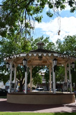 ALBUQUERQUE NM - 24 Temmuz 2021 'de görüldüğü üzere Albuquerque, New Mexico' daki Eski Şehir.