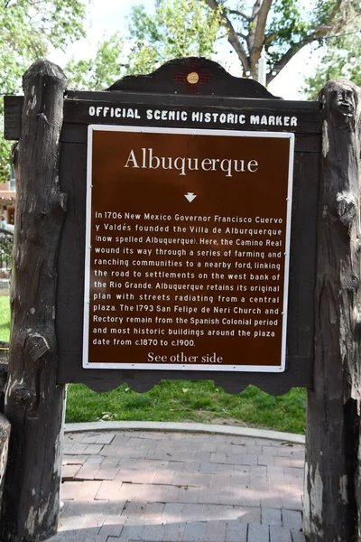 Albuquerque Temmuz 2021 Görüldüğü Üzere Albuquerque New Mexico Daki Eski — Stok fotoğraf