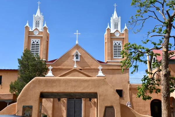 Albuquerque Července Kostel San Felipe Neri Albuquerque Nové Mexiko Jak — Stock fotografie