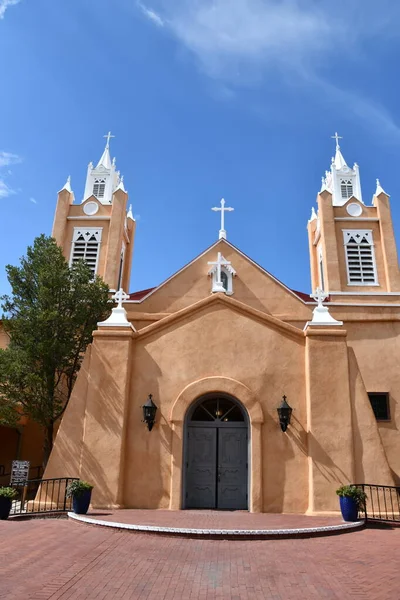 Albuquerque Jul San Felipe Neri Church Albuquerque New Mexico Seen — Stock Photo, Image