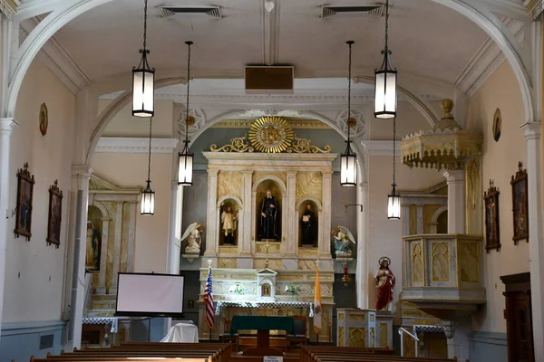 Albuquerque Jul San Felipe Neri Kyrkan Albuquerque New Mexico Sett — Stockfoto