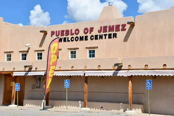 Jemez Pueblo Jul Pueblo Des Jemez Welcome Center Jemez Pueblo — Stockfoto