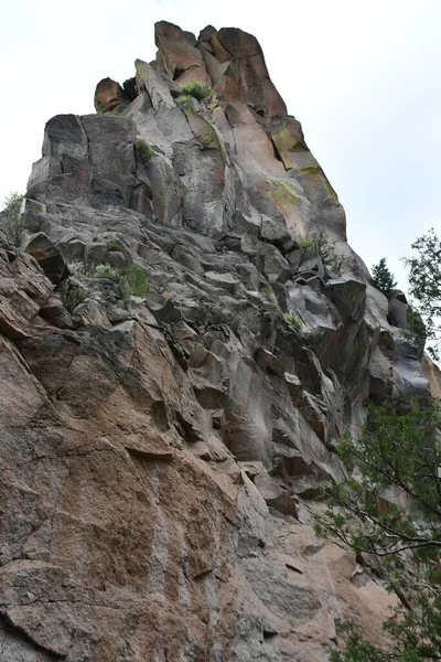 Stridsskepp Rock Jemez Springs New Mexico — Stockfoto