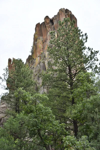 Stridsskepp Rock Jemez Springs New Mexico — Stockfoto