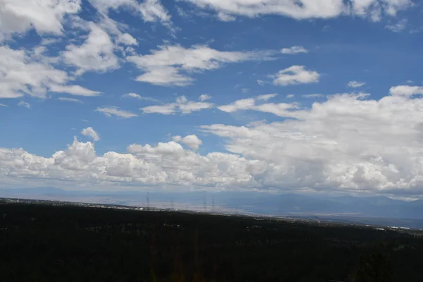 Driving Jemez Springs Santa New Mexico — Stock Photo, Image