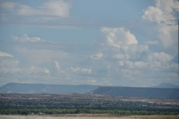 Scenic Rijden Door New Mexico Van Albuquerque Naar Santa — Stockfoto