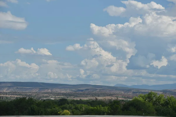 Landschaftliche Fahrt Durch New Mexico Von Albuquerque Nach Santa — Stockfoto