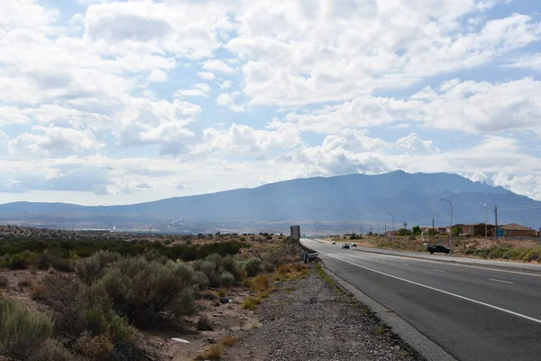 Scenisk Körning Genom New Mexico Från Albuquerque Till Santa — Stockfoto