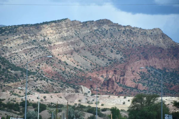 Scenisk Körning Genom New Mexico Från Albuquerque Till Santa — Stockfoto