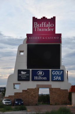SANTA FE, NM - JUL 26: Hilton Santa Fe Buffalo Thunder in Santa Fe, New Mexico, as seen on July 26, 2021.