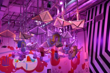 SANTA FE, NM - JUL 26: Meow Wolf House of Eternal Return in Santa Fe, New Mexico, as seen on July 26, 2021.