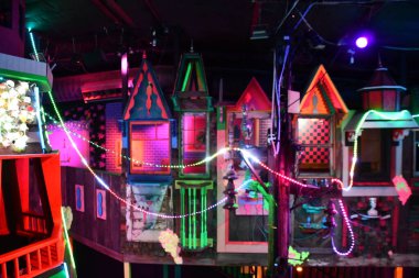 SANTA FE, NM - JUL 26: Meow Wolf House of Eternal Return in Santa Fe, New Mexico, as seen on July 26, 2021.