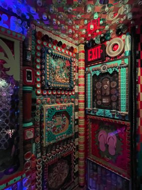 SANTA FE, NM - JUL 26: Meow Wolf House of Eternal Return in Santa Fe, New Mexico, as seen on July 26, 2021.