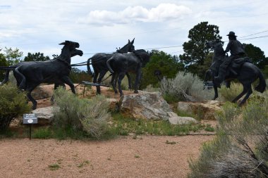 Santa Fe, New Mexico 'daki Museum Hill Müzesi, 26 Temmuz 2022' de görüldü..