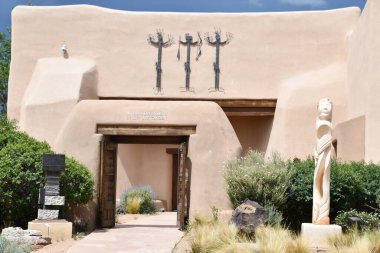 Santa Fe, New Mexico 'daki Museum Hill Müzesi, 26 Temmuz 2022' de görüldü..