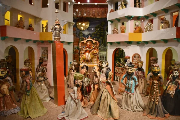 Santa Jul Museo Arte Popular Internacional Santa Nuevo México Visto — Foto de Stock