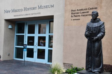 Santa Fe, New Mexico 'daki New Mexico Tarih Müzesi, 27 Temmuz 2022' de görüldü..