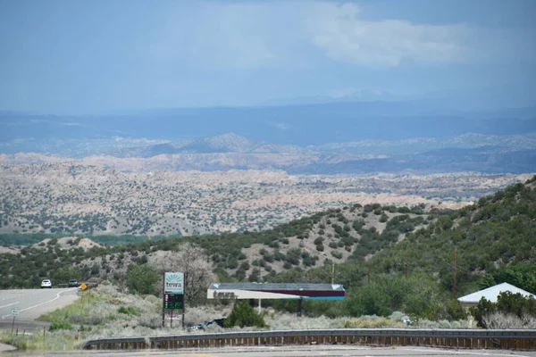 Conduciendo Santa Través White Rock Nuevo México Usa —  Fotos de Stock