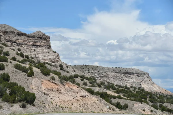 Guidare Fino Santa Attraverso White Rock Nel New Mexico Stati — Foto Stock