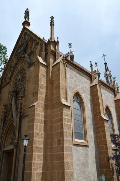 Santa Jul Cappella Loretto Santa Nuovo Messico Come Visto Luglio — Foto Stock