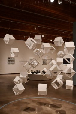 SANTA FE NM - 28 Temmuz 2021 'de New Mexico Sanat Müzesi Santa Fe, New Mexico. 