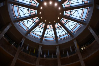 SANTA FE NM - 27 Temmuz 2021 'de New Mexico State Capitol, Santa Fe, New Mexico.