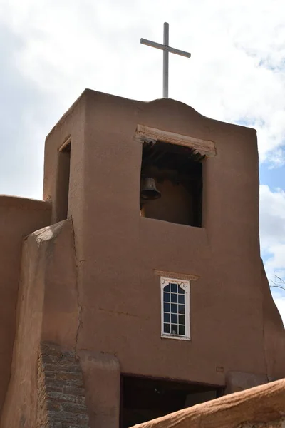Santa Lipca San Miguel Mission Chapel Najstarszy Kościół Santa Nowy — Zdjęcie stockowe