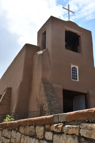 Santa Jul San Miguel Mission Chapel Oudste Kerk Santa New — Stockfoto