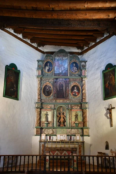 Santa Jul San Miguel Missziós Kápolna Legrégebbi Templom Santa Fében — Stock Fotó