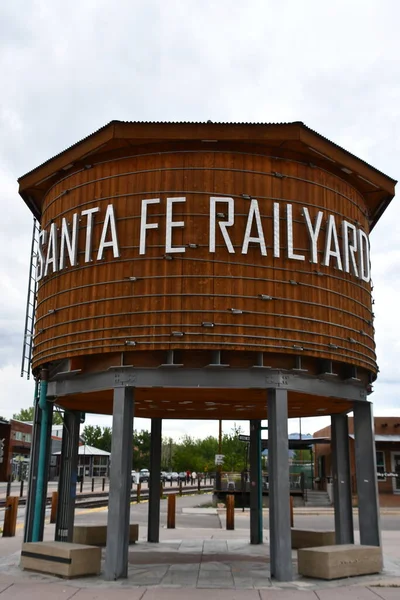 Santa Jul Santa Railyard Santa New Mexico Seen July 2021 — Stock Photo, Image