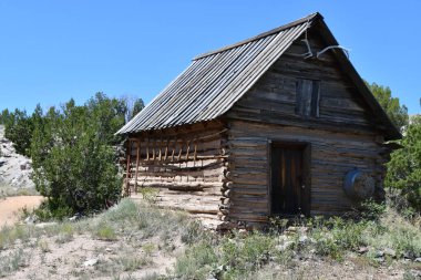 Santa Fe, New Mexico 'daki El Rancho De Las Golondrinas, 28 Temmuz 2021' de görüldü. Yaşayan bir tarih müzesi, stratejik olarak bir zamanlar Camino Real 'de yer alan, Mexico City' den Santa Fe 'ye kadar uzanan Kraliyet Yolu' nda.. 