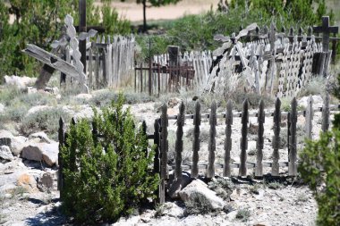 Santa Fe, New Mexico 'daki El Rancho De Las Golondrinas, 28 Temmuz 2021' de görüldü. Yaşayan bir tarih müzesi, stratejik olarak bir zamanlar Camino Real 'de yer alan, Mexico City' den Santa Fe 'ye kadar uzanan Kraliyet Yolu' nda.. 
