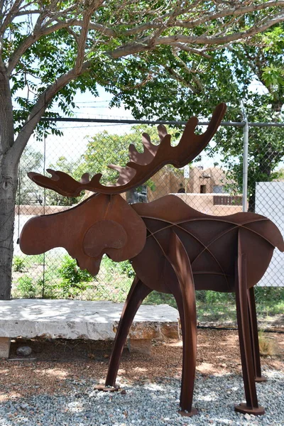 Santa Jul Prescott Gallery Sculpture Garden Santa Nuevo México Visto —  Fotos de Stock