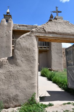 LAS TRAMPAS NM - 29 Temmuz 2021 'de Las Trampas, New Mexico' daki San Jose de Gracia Kilisesi. 