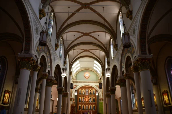 Santa Jul Cathedral Basilica Francis Assisi Santa New Mexico Seen — Stock Photo, Image