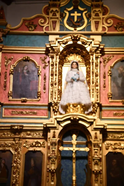 Santa Jul Assisi Szent Ferenc Katedrális Santa Fében Mexikóban 2021 — Stock Fotó