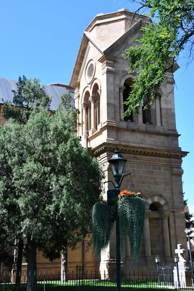 Санта Июл Собор Святого Франциска Ассизского Санта Нью Мексико Видно — стоковое фото