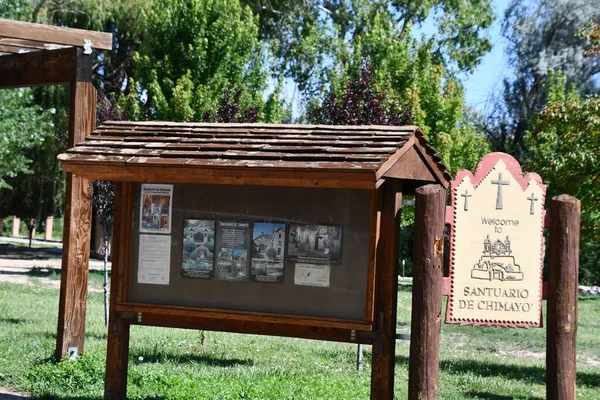 Chimayo Luglio Santuario Chimayo Chimayo Nuovo Messico Come Visto Luglio — Foto Stock