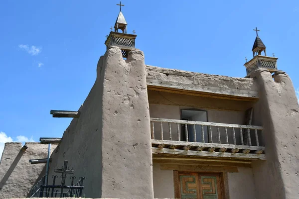 Las Trampas Luglio Chiesa San Jose Gracia Las Trampas Nuovo — Foto Stock