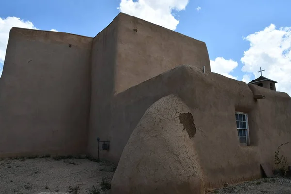 Ranchos Taos Jul San Francisco Asis Church Ranchos Taos New — 图库照片