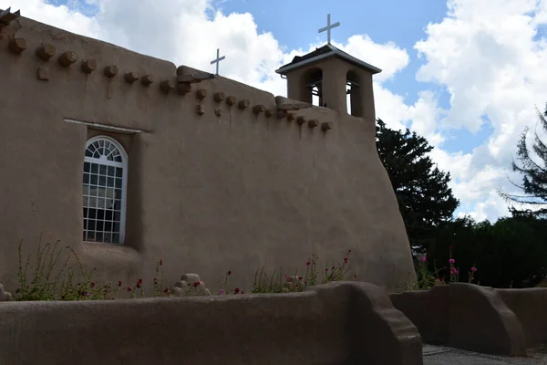 Ranchos Taos Jul Kerk Van San Francisco Asis Ranchos Taos — Stockfoto