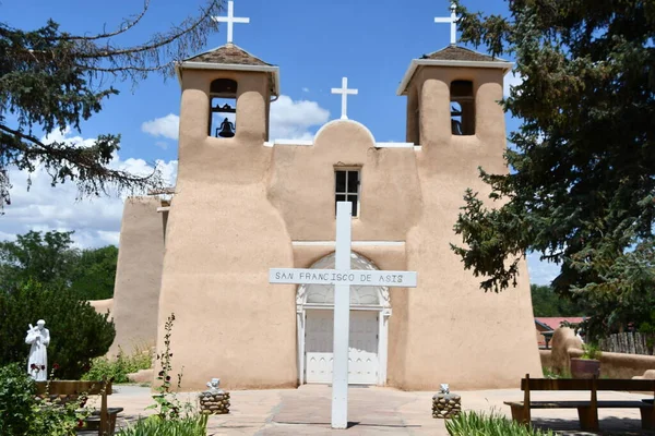 Ranchos Taos Jul San Francisco Asis Church Ranchos Taos New — 图库照片