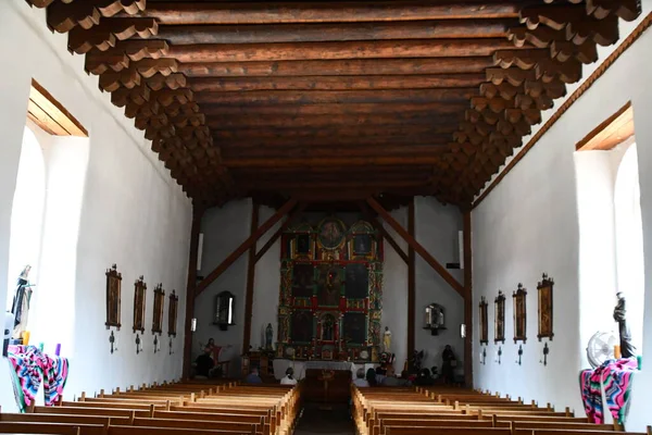 Ranchos Taos Jul San Francisco Asis Church Ranchos Taos New — стоковое фото