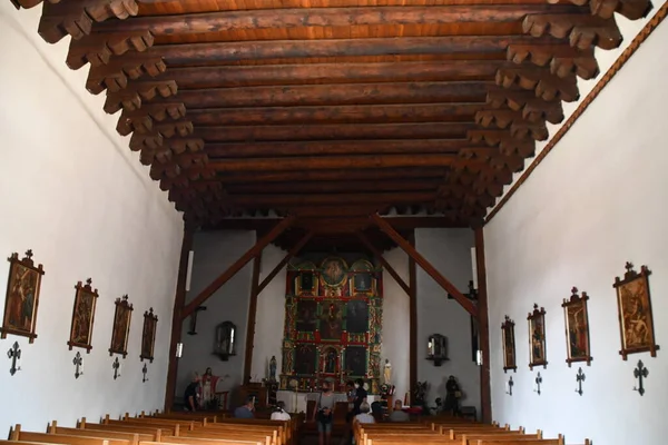 Ranchos Taos Jul San Francisco Asis Church Ranchos Taos New — Stock Photo, Image