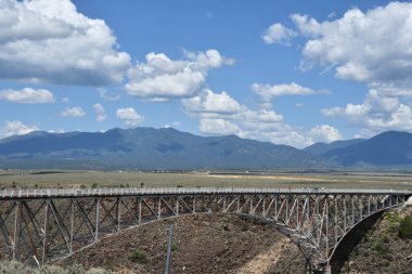 Taos, New Mexico 'daki Rio Grande Gorge Köprüsü