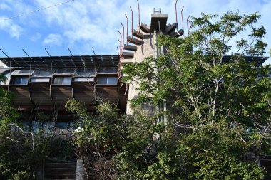 ALBUQUERQUE NM - 24 Temmuz 2021 'de görüldüğü üzere Albuquerque, New Mexico' daki Eski Şehir.