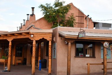 ALBUQUERQUE NM - 24 Temmuz 2021 'de görüldüğü üzere Albuquerque, New Mexico' daki Eski Şehir.